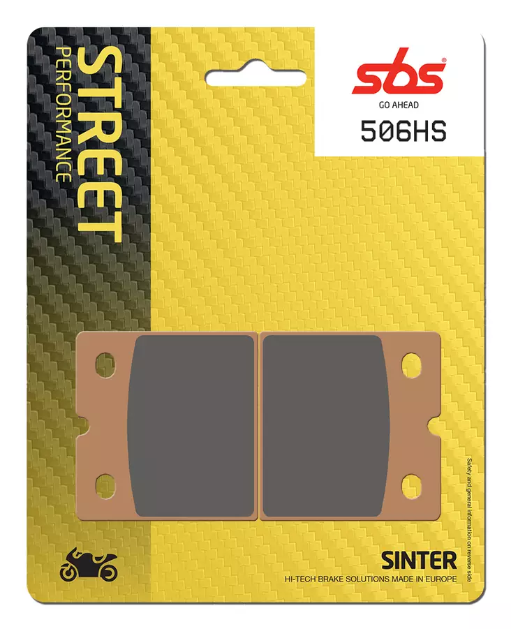 Sbs Jarrupalat Sintered - Moottoripyörän Jarrupalat - 104840 - 1