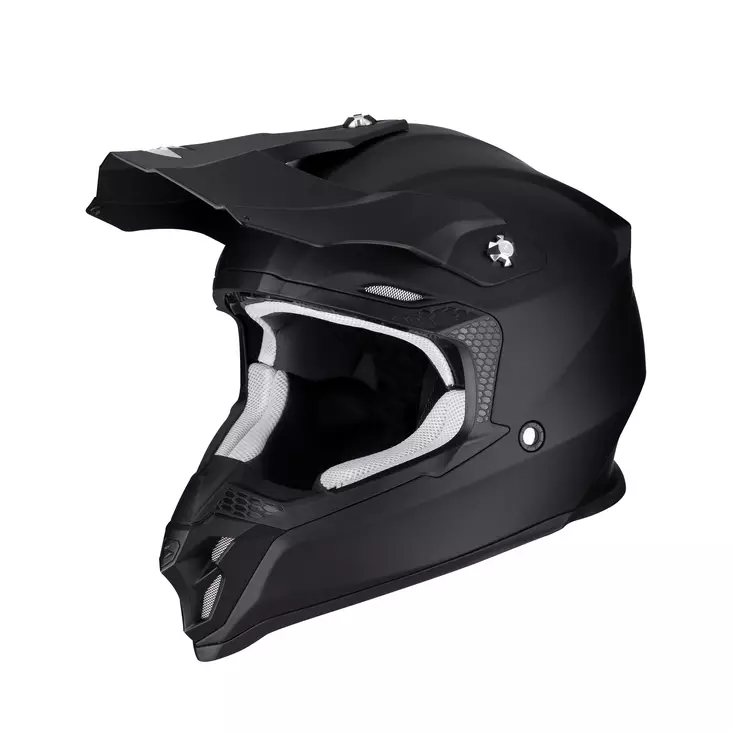 SCORPION Crossikypärä VX-16 EVO AIR Solid mattamusta XS - MP Offroad-kypärät - 106680 - 1