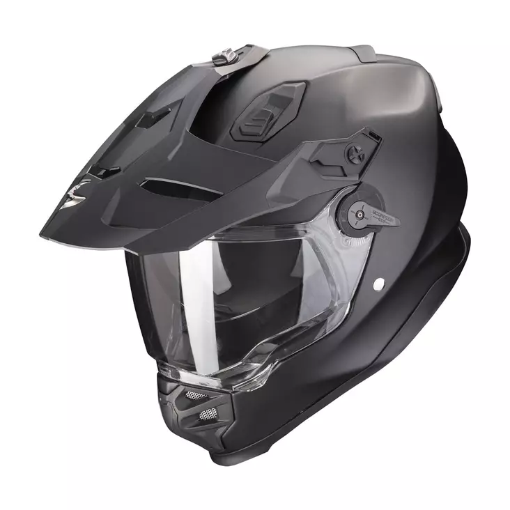SCORPION Kypärä ADF-9000 Evo AIR Solid mattamusta 2XL - ATV Adventure-kypärät - 106350 - 1