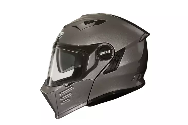 SIMPSON Kypärä Darksome 06 solid gunmetal XL - MP Avattavat kypärät - 87110 - 1