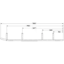 Sno-X Ripper Four Ohjausrauta pari 4" Kovametalli - Moottorikelkan Ohjausraudat - 95820 - 1