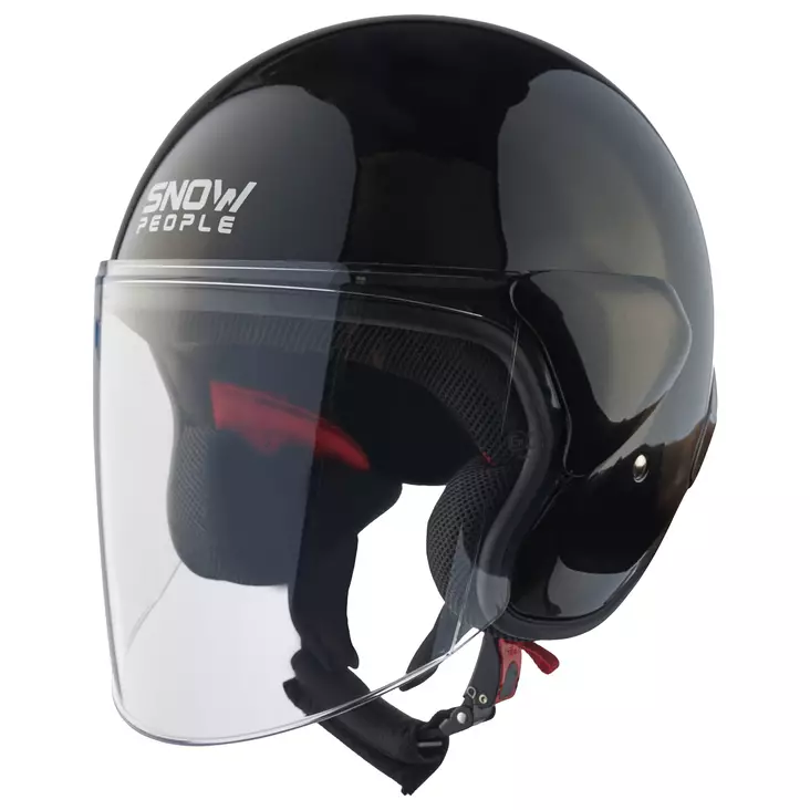 Snowpeople Pro avokypärä tuplavisiirillä musta L - ATV Avokypärät - 86300 - 1