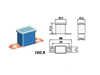 SULAKE JAP 100A SIN. SIVU - Yleisosat ja tarvikkeet - 76240 - 1