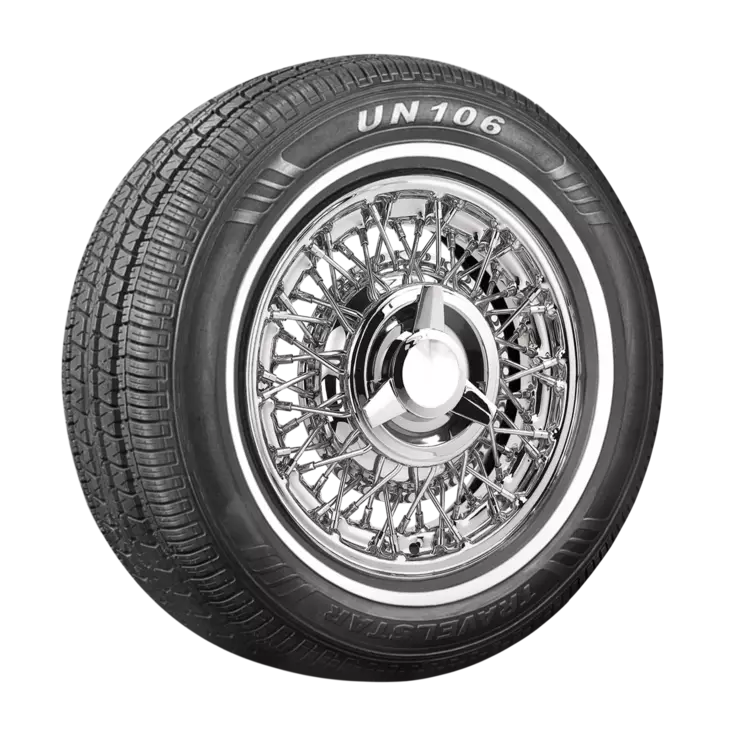 Travelstar Classic Radial UN106 Valkosivu 14 mm 175/75-14 - Valkosivurenkaat - 165860 - 1