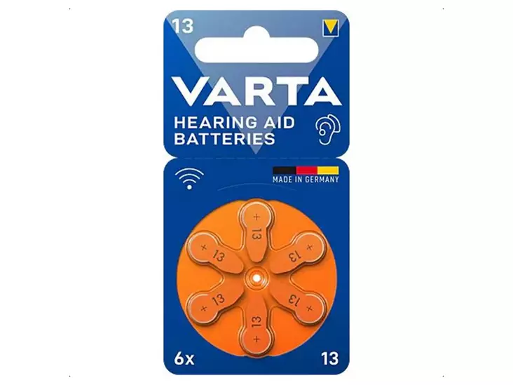 VARTA, HEARING AID, 13 KUULOKOJEPARISTO 6 KPL - Yleisosat ja tarvikkeet - 45040 - 1