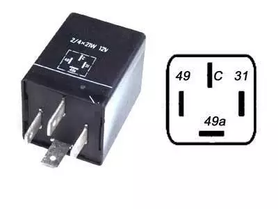 VILKKURELE 12V 4-N. C-31- - Yleisosat ja tarvikkeet - 28870 - 1