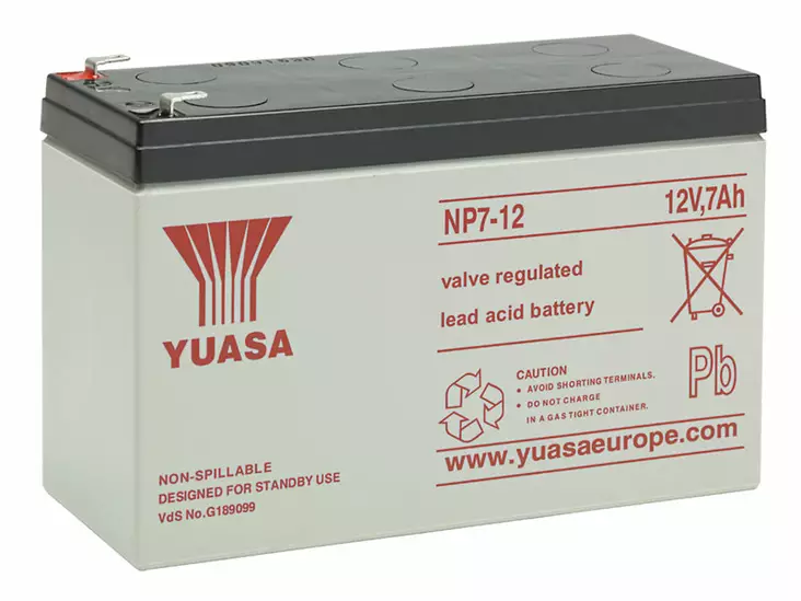 YUASA 12V NP AGM VRLA 7 AH 151X65X94 +/- - Yleisosat ja tarvikkeet - 46520 - 1