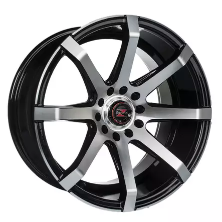 Barzetta Grottesco Black Polished 9x17 Jako: 5x100 ET: 25 vanne - Auton Vanteet - 2550 - 1