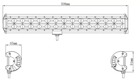 Kinwons Led Kaukovalopaneeli 10-30V 336W Flood - Mönkijän Valot & linssit - 78330 - 1
