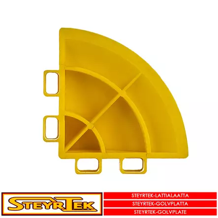 Lattialaatan kulmapala, racing yellow 4 kpl - Lattialaatat - 115460 - 1