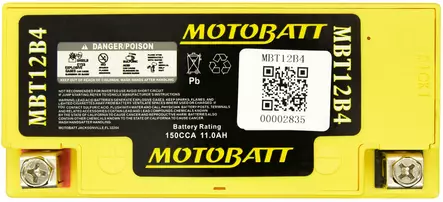 Motobatt akku, MBT12B4 - Yleisosat - Akut - 108130 - 1