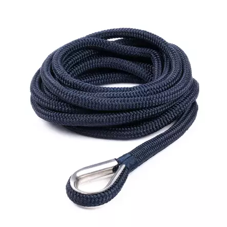 Qvarken Kiinnitysköysi Dockline koussilla 14mm 6m navy sin - Veneen kiinnitys - 111180 - 1