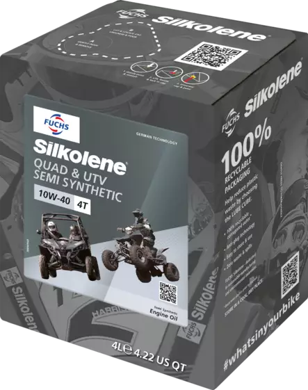 Silkolene Quad ATV 10W-40 4L CUBE (4) - Moottoriöljyt - 85000 - 1