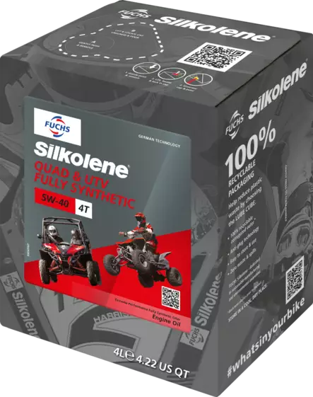 Silkolene Quad ATV 5W-40 4L CUBE (4) - Moottoriöljyt - 84520 - 1