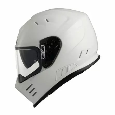 SIMPSON Kypärä Venom 06 solid kiiltävä valkoinen M - MP Umpikypärät - 87830 - 1