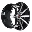 Barzetta Grottesco Black Polished 9x17 Jako: 5x100 ET: 25 vanne - 17-tuumaiset - 2550 - 2