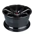 Barzetta Grottesco Black Polished 9x17 Jako: 5x100 ET: 25 vanne - 17-tuumaiset - 2550 - 3