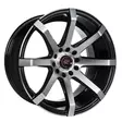 Barzetta Grottesco Black Polished 9x17 Jako: 5x100 ET: 25 vanne - 17-tuumaiset - 2550 - 1