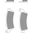 Brembo Jarrupalat Taakse Sintered Road - Moottoripyörän Jarrupalat - 103510 - 1