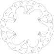 GOLDFREN jarrulevy Etu HUS 00-,KTM125-525 92- HVA 125-501 14- - Moottoripyörän Jarrulevyt - 88940 - 1