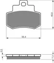 GOLDFREN Jarrupalat 192 Ceramic carbon AD - Moottoripyörän Jarrupalat - 88380 - 1