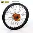 Haan wheel SX&SXF&EXC MODELS 03-14 17-3,50 BLACK RIM/ORANGE HUB - Moottoripyörän Täydelliset vanteet - 86180 - 1