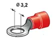 LIITIN* PUN 3,2 (100 KPL) - Yleisosat ja tarvikkeet - 44330 - 1