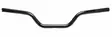 ODI Handlebar V-Twin/Moto "HART-LUCK" 1-1/8" to 1" Polished Black - Moottoripyörän Ohjaustangot - 80840 - 1