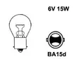 POLTTIMO 6V 15W BA15D - Yleisosat ja tarvikkeet - 28790 - 1
