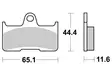 Sbs Jarrupalat Sintered Offroad - Moottoripyörän Jarrupalat - 104520 - 1