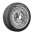 Travelstar Classic Radial UN106 Valkosivu 14 mm 175/75-14 - Valkosivurenkaat - 165860 - 1