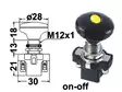 VETOKATK 28MM 0-1 LED KEL # - Yleisosat ja tarvikkeet - 53570 - 1