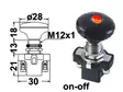 VETOKATK 28MM 0-1 LED PUN # - Yleisosat ja tarvikkeet - 53280 - 1