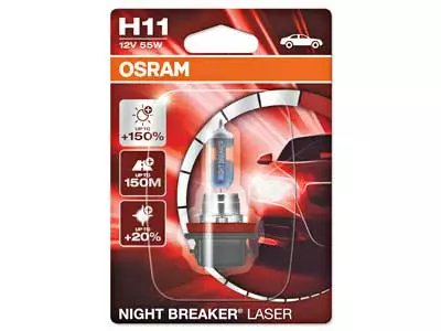 =10-64211NL-1BL OSRAM NIGHT BREAKER LASER H11 SINGLE - Yleisosat ja tarvikkeet - 74711 - 1