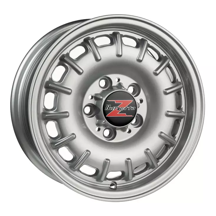 Barzetta Baroque Silver 6x14 Jako: 5x112 ET: 30 vanne - Auton Vanteet - 2501 - 1