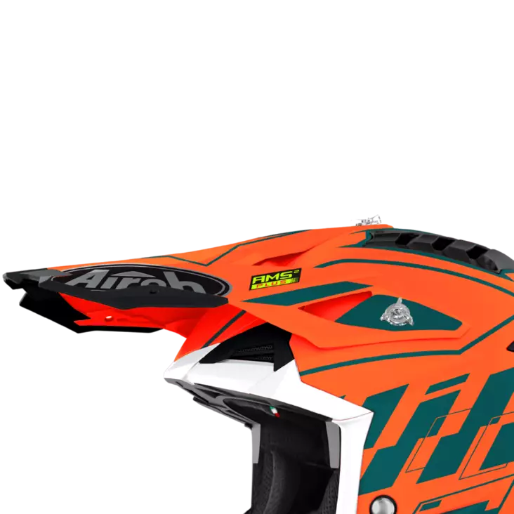 Airoh Aviator 3 Lippa Rampage oranssi - MP Lipat & ruuvit - 107651 - 1