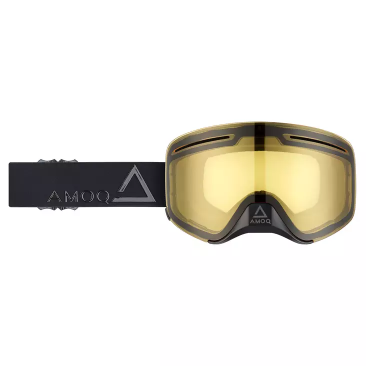 AMOQ Vision Vent+ Magnetic Ajolasit Blackout - Keltainen - Moottorikelkan Ajolasit - 72541 - 1