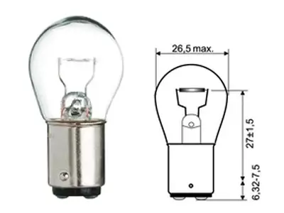 AUTOLAMPPU 1375 12V 20W BA15D - Yleisosat ja tarvikkeet - 10101 - 1