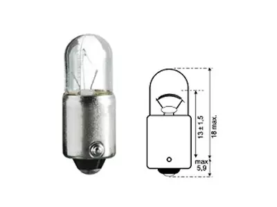 AUTOLAMPPU 1510 6V 2W BA9S - Yleisosat ja tarvikkeet - 10081 - 1
