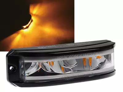 AXIXTECH OE9 KELTAINEN LED TASOVILKKU 12/24V 180° - Yleisosat ja tarvikkeet - 52791 - 1