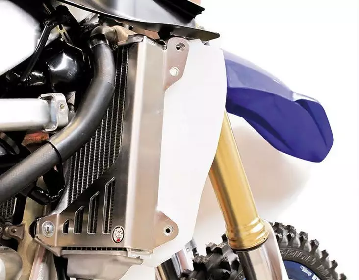 AXP Radiator Braces Blue Yamaha YZ250F 19- / YZ450F 18- - Moottoripyörän Suojat & suojukset - 94601 - 1