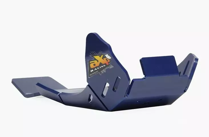 AXP Xtrem HDPE Skid Plate Blue Husqvarna TC250/TX300 23- / TE250/TE300 24- - Moottoripyörän Suojat & suojukset - 93511 - 1