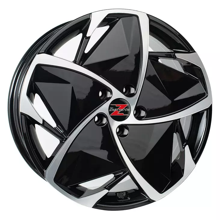 Barzetta Elettrico Black Polished SÃ¤hkÃ¶auton 8.0x19 Jako: 5x108 ET: 45 vanne - 19-tuumaiset - 2611 - 1
