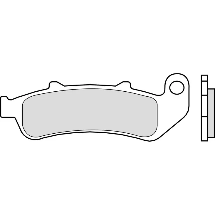 Brembo Jarrupalat Taakse Sintered Road - Moottoripyörän Jarrupalat - 102561 - 1