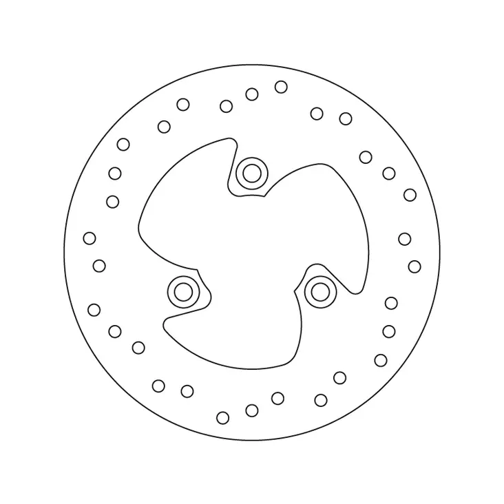 Brembo Serie Oro jarrulevy - Moottoripyörän Jarrulevyt - 102251 - 1
