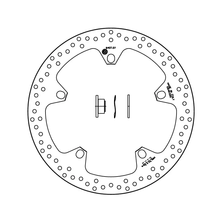 Brembo Serie Oro jarrulevy - Moottoripyörän Jarrulevyt - 103071 - 1