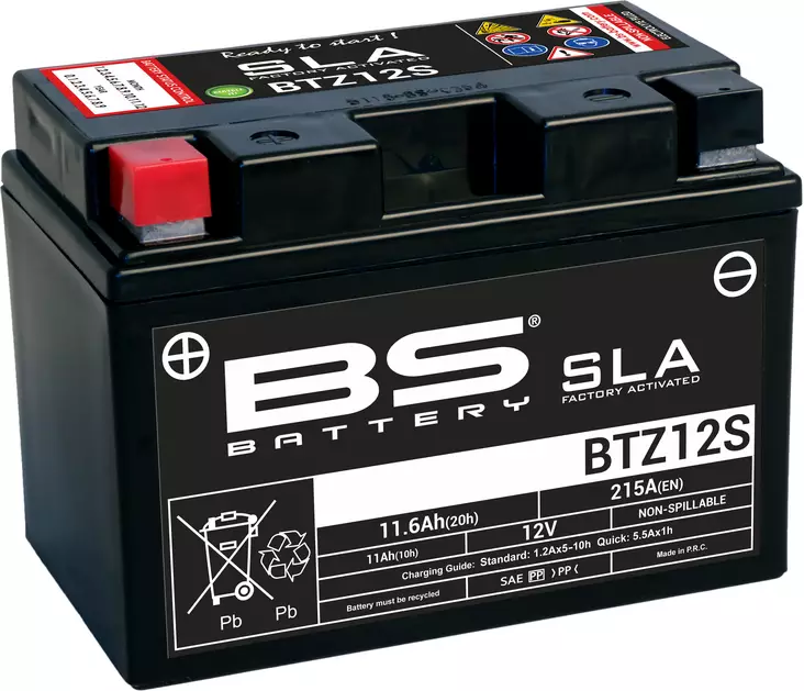 BS Battery BTZ12S (FA) SLA - Sealed & Activated - Yleisosat - Akut - 108111 - 1