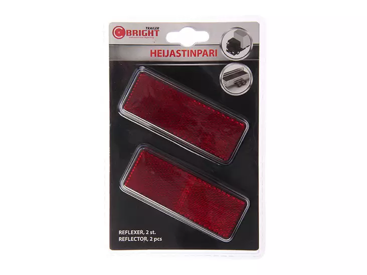 C-BRIGHT HEIJASTINPARI PUN. 96X38MM - Yleisosat ja tarvikkeet - 75161 - 1