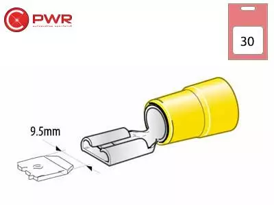 C-PWR LAATTALIITTIMET 30KPL KELT.9.5X1.1M NAARAS - Yleisosat ja tarvikkeet - 42651 - 1