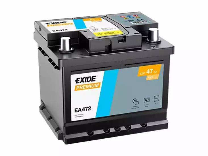 EA472 EXIDE PREMIUM 47AH 207X175X175 -/+ 450A - Yleisosat ja tarvikkeet - 45281 - 1